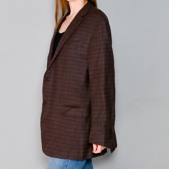 ERMENEGILDO ZEGNA Wool-Cashmere Plaid Sport Coat - Picture 6 of 8